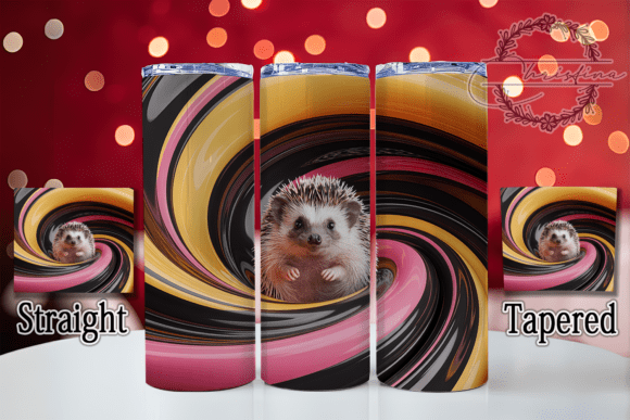 3D Baby Hedgehog Tumbler: A Charming Design for Creative Projects