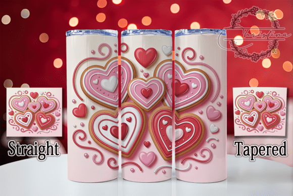 3D Floral Glitter Tumbler Design for Your Projects