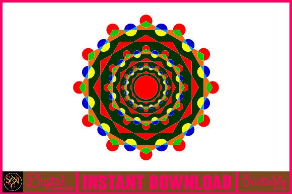 Mandala 3D Layered SVG Cut File 11