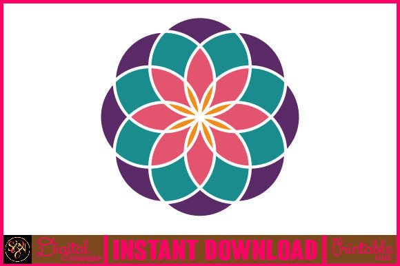 Mandala 3D Layered SVG Cut File-28 for Vibrant Design