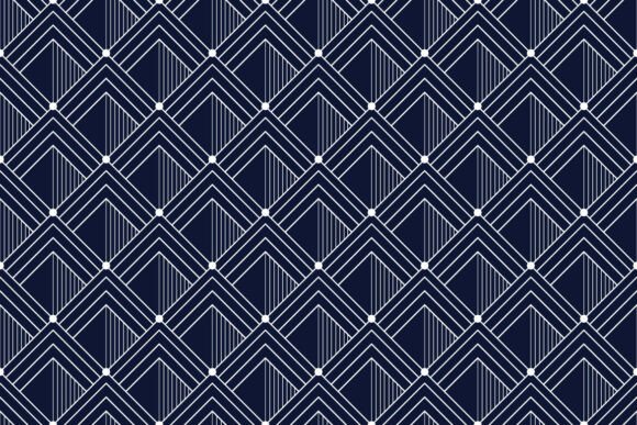 Modern Depth with 3D Geometric Line Seamless Pattern